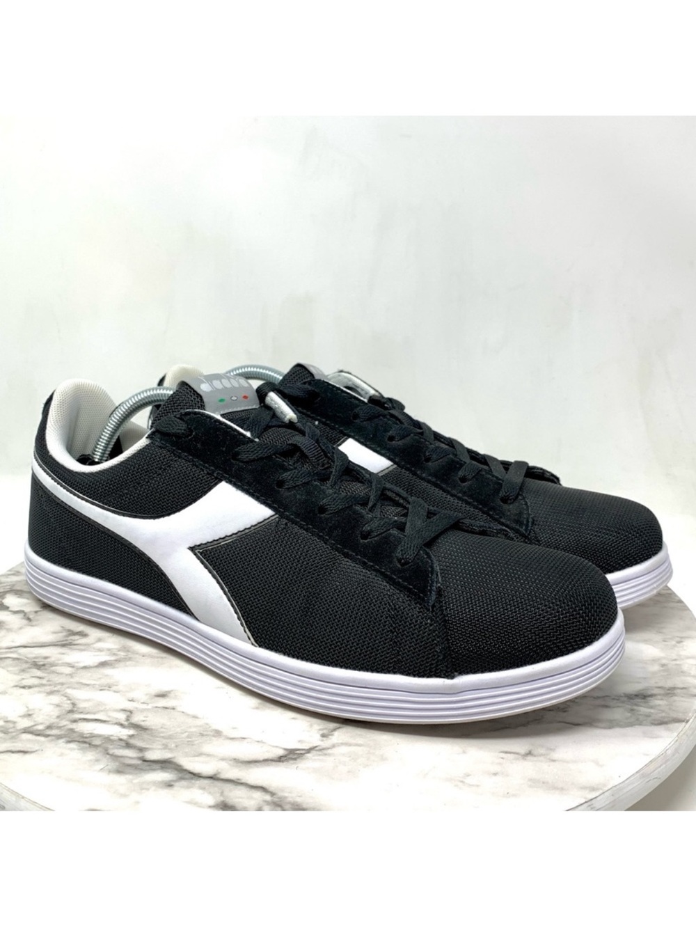 Diadora Court Fly Black Mesh Lightweight Tennis Sneakers 11/45 Mens Pickleball